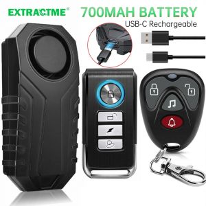Extractme &ndash; alarme antivol pour moto, avec t&eacute;l&eacute;commande, 113db, sans fil, &eacute;tanche, pour voiture,