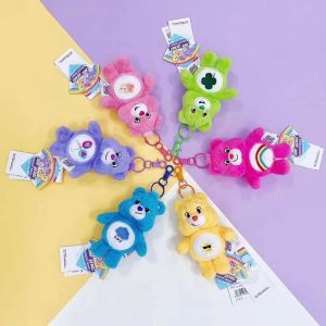 Soins ours dessin animé joli ours en peluche pendentif filles Kawaii sac à dos en peluche porte-clés