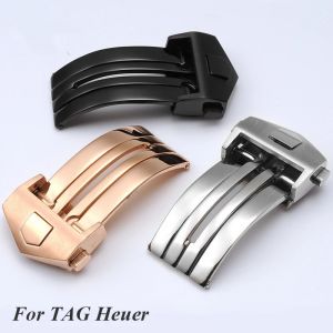 Boucle de montre pour bracelet TAG Heuer, 18mm 20mm, fermoir pliant en acier inoxydable pour
