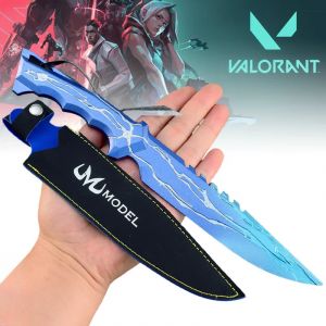 Jeu Valorant Katana poignard métal Anime Cosplay accessoire acier Ninja couteau lame épée taille