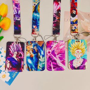 Dragon Ball porte-identifiant japonais Anime lani&egrave;res pour cl&eacute; sangle de cou pour carte Badge