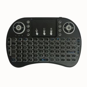 Mini clavier i8 sans fil, 2.4GHz, pav&eacute; tactile, pour Android TV, batterie Rechargeable,