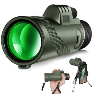 Télescope loupe haute puissance 80x100, binoculaire d'observation des oiseaux, n'aime à distance,