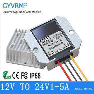 GYVRM 12V à 24V 1A 2A 3A 4A 5A 10A 15A 20A 25A convertisseur cc élévateur 12 volts à 24 volts 120W
