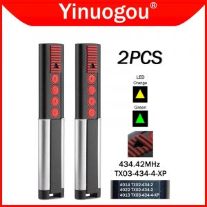 SOMMER TX03-434-4-XP T&eacute;l&eacute;commande de portail 434,42MHz pour ouvre-porte de garage SOMMER 4014 4022