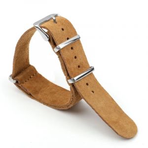 18 20mm 22mm Bracelet en cuir v&eacute;ritable r&eacute;tro en daim souple Bracelet de montre Sport pour Seiko