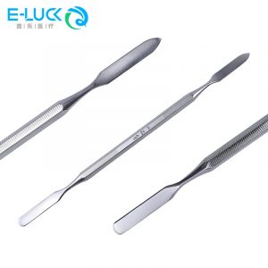 Couteau de mélange de poudre dentaire, spatules à ciment, adhésif en acier inoxydable, Double