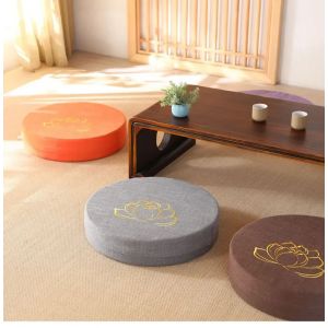 Coussin de méditation PEP pour Yoga, 40x6cm, Texture dure, oreiller de dossier, Tatami japonais,