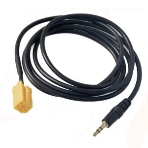 Câble adaptateur Audio stéréo de voiture RD9 3.5mm mâle AUX adapté pour Peugeot 206 207 307 308
