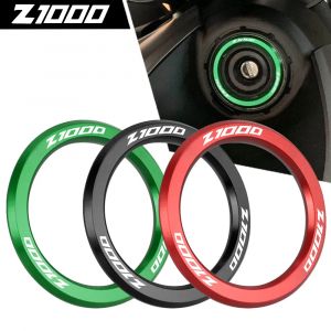 Porte-clés CNC avec anneau de couverture de commutateur de ville, accessoires de moto, Kawasaki