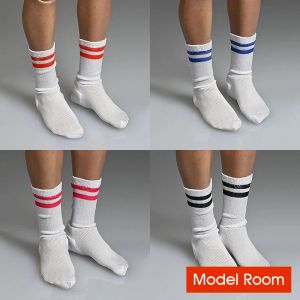 Chaussettes de sport blanches, échelle 1/6, modèle de vêtements de soldat, accessoires adaptés au