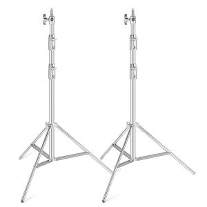 Tr&eacute;pied pour ordinateur portable, support de lumi&egrave;re, 280cm, en acier inoxydable, robuste,