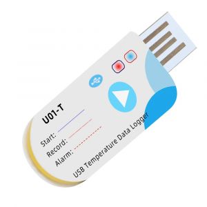 Enregistreur de donn&eacute;es de temp&eacute;rature USB, enregistreur de temp&eacute;rature avec 14400 Points, avec