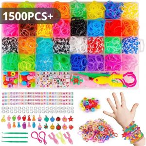 Bandes de métier à tisser colorées pour filles, jouets de bricolage, bracelet de document