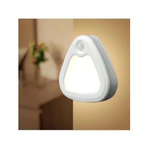 Veilleuse LED &agrave; d&eacute;tection de corps humain, armoire &agrave; batterie sans fil, chambre &agrave; coucher,