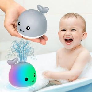 Jouets de bain pour bébé, arroseur automatique de jouet de salle de bain baleine, jouets de bain