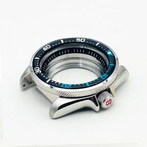 Boîtier de montre Seiko SRPD 41mm SKX007, adapté à NH34 NH35 NH36 7S 4R, couronne de mouvement à