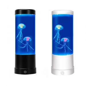 Lampe m&eacute;duse LED veilleuse t&eacute;l&eacute;commande couleur changeante d&eacute;coration de la maison lumi&egrave;res Aquarium
