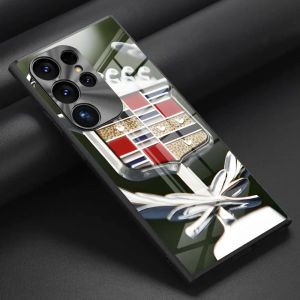 C-Cadillaces voitures pour Samsung S24 S23 S22 S21 A24 A34 Galaxy A14 A54 M14 Note 20 couvercle en