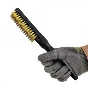Brosse en fil d'acier pour nettoyage de Barbecue, en acier inoxydable, plusieurs Styles, hotte de