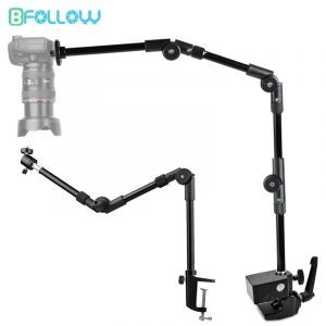 BFOLLOW bras magique articulé 25 "32" support à pince pour appareil photo reflex numérique caméscope
