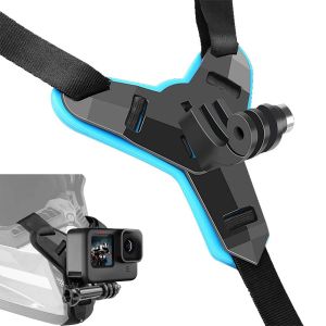 Sangle de menton pour casque de moto, pour Gopro Hero 12 11 10 9 Insta 360 X3 X4 DJI Mini 4 3 Osmo,