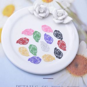 Mini entretoise HAESH SHELI, accessoires de bijoux en laiton, AC13728, 1x1.7cm, 50 pièces