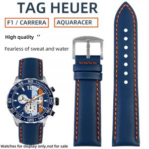 Pour TAG HEUER bracelet en Nylon 20mm 21mm 22mm 23mm 24mm bracelet de montre formule F1 Aquaracer