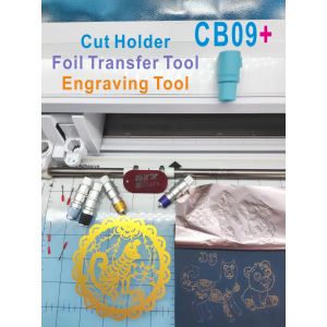 Pour Silhouette Cameo 4 3 2 1 pointe de gravure outil de gravure pour plastique CB09 Graphtec lame