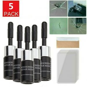 5 Kit de résine de réparation de verre de voiture, liquide de réparation Nano de verre automobile,