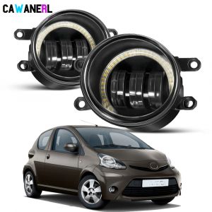 Assemblage de feu antibrouillard Angel Eye DRL pour Toyota Aygo, feu antibrouillard LED avant de