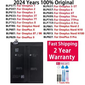Batterie d'origine pour Oneplus one 1 + pour OnePlus 1 2 3 1 + 3 One Nord 2 N10X3 3T 5 5T 6 6T 7 7T