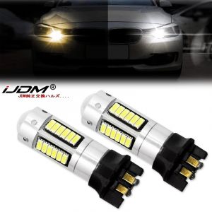 2 pi&egrave;ces Canbus PW24W PWY24W ampoule LED 3014 LED 30SMD DRL phares antibrouillard pour Audi BMW