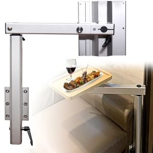 Pieds de Table en Alliage d'Aluminium de Haute Qualité, Pliable au Mur, Rotation à 2024 °, Adapté