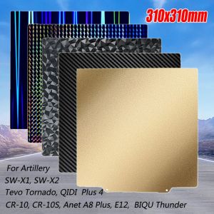 Pour artillerie Sidewinder X2 PEI feuille 310x310 plaque de construction pour Creality CR10 Anet A8