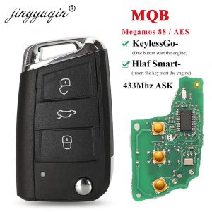 Clé télécommande de voiture 434MHz Megamos AES MQB, pour VW Seat Leon Ateca Golf7 MK7 Touran Polo