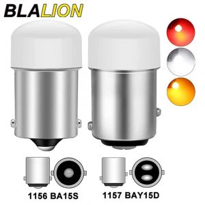 BLALION 2 pi&egrave;ces P21/5W BA15S 1156 ampoule LED PY21W BAY15D 1157 clignotant 12V 7000K arr&ecirc;t de frein