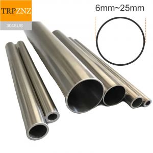 Tuyau de pr&eacute;cision en acier inoxydable 304, diam&egrave;tre ext&eacute;rieur 25mm, diam&egrave;tre int&eacute;rieur 23mm 22mm
