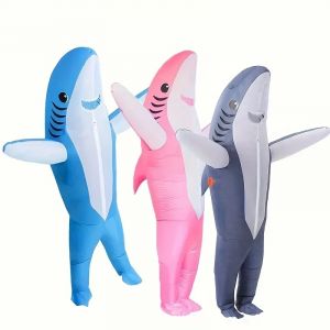 Costume de requin gonflable pour adultes et adolescents, Costumes d'halloween amusants, Costume