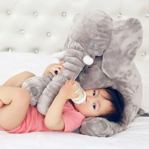 Grand oreiller corporel en peluche d'éléphant, coussin géant en peluche pour canapé, oreiller