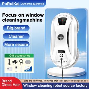 PuRuiKai Robot aspirateur Ultra mince nettoyage de vitres robot fenêtre électrique verre