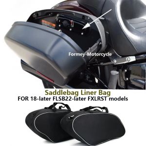 Sacoches rigide pour moto FLSB Softail Sport Glide FXLRST Low Rider ST 2022, doublures noires, sac
