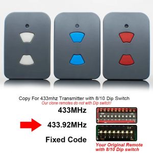 T&eacute;l&eacute;commande universelle pour portail de garage, 433MHz, 433MHz, 433.92MHz, code des partenaires,