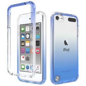 Étui Transparent pour Ipod Touch 5 Touch6 Touch 7 hybride antichoc Tpu/pc coque double couche clair