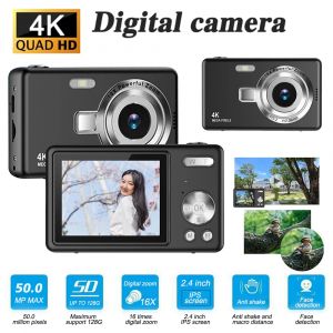 Appareil photo numérique à mise au point automatique pour enfant, caméscope avec n'aime 16x,
