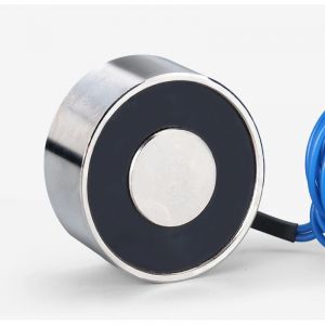 Électro-aimant électrique 12V DC 0.3 ~ 120KG, solénoïde fermé électromagnétique, petit aimant 24 V,