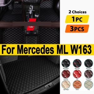 Tapis de sol de voiture pour Mercedes ML W163 1998 &ndash; 2005, accessoires d'int&eacute;rieur du Center de