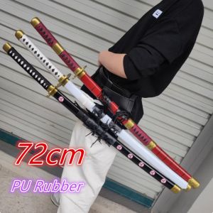 &Eacute;p&eacute;e de Cosplay Anime Roronoa Zoro Katana, Wado Ichimonji, PU Py, Jouer Aki Mizu, Arme de Samoura&iuml;,