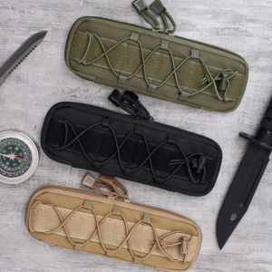 DulEDC-Poudres opaques, sac porte-couteau pliant, couteau Molle, poche en nylon, chasse en plein air