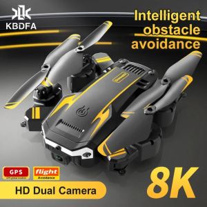 K750FA-Drone G6 avec caméra HD 5G 8K, GPS, quatre côtés, évitement d'obstacles, hélicoptère RC, FPV,